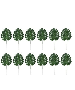 Artificial Tropical Leaf 12pcs