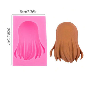 Figurine Hair silicone mould