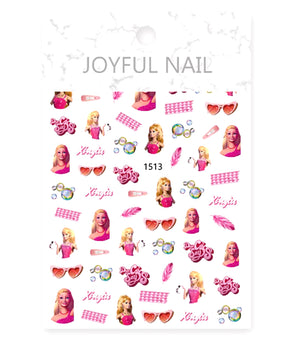 Nail Art Sticker Barbie JO-1513