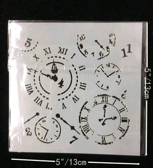 Cake Decorating Stencil Clock