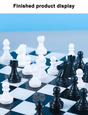 Silicone Mould Resin Chess