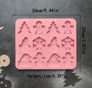 Silicone Mould Chocolate Christmas