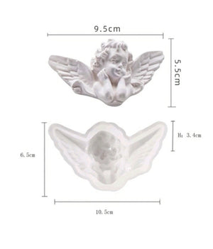 Silicone Mould Candle Angel Cherub