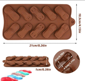 Silicone Mould Chocolate Car