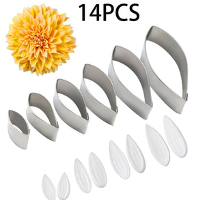 Metal Cookie Cutter Dahlia Flower