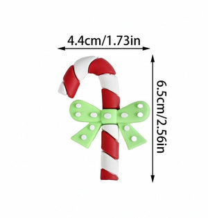 Cake Topper Christmas Candy Stick