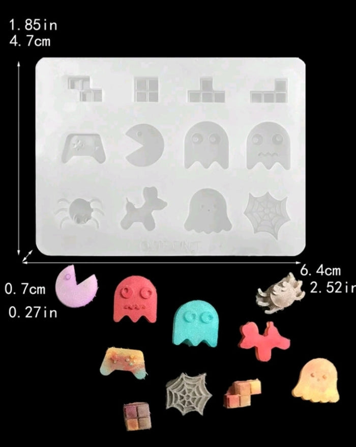 Silicone Mould Monster Ghost Game