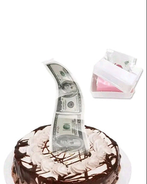 Surprise Cake Pulling Money Box