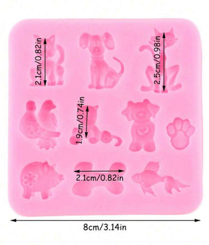 Silicone Mould Cats and Dogs