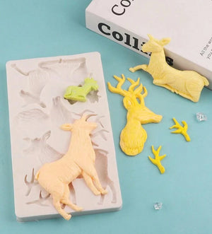 Silicone  Mould Christmas Deer