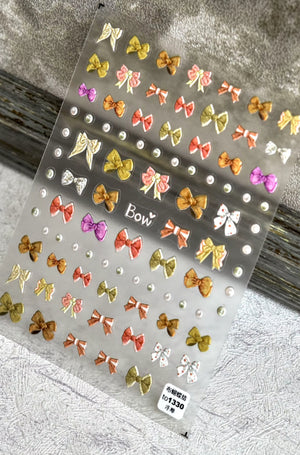 Nail Art Sticker Bow