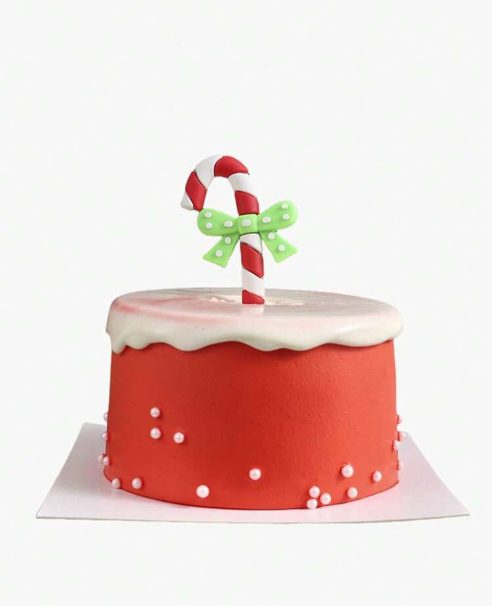 Cake Topper Christmas Candy Stick