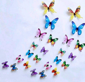 Plastic Butterfly Cake Topper