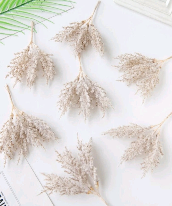 Cake Topper Artificial Reeds Grass Flower