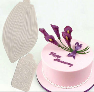 Arum Lily flower veiner silicone mould