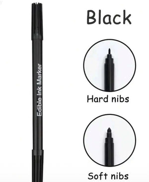 Edible Food Marker Pen Black