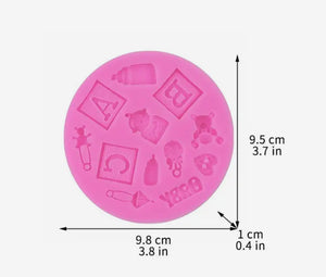 Silicone Mould Baby Theme