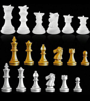 6pc Silicone Mould Chess Pieces