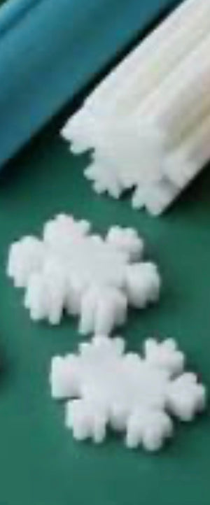 Pre loved silicone mould soap column snowflake
