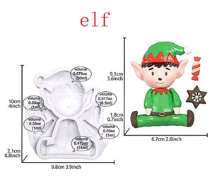 Silione Mould Christmas Elf