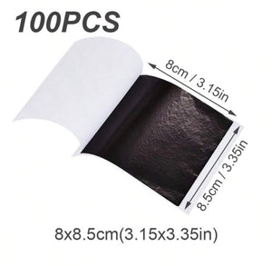 10 Sheets Non-toxic Black Leaf 8x8.5cm
