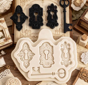 Silicone Mould Keyholes and Key
