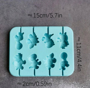 Silicone Mould Dino Lollipop