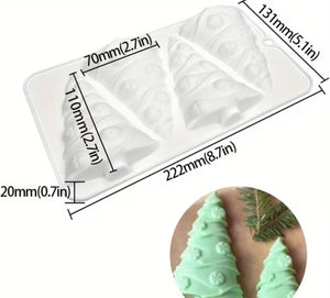 Silicone Moulds Siliko Ice Cream Cakesicle Popsicle Christmas Tree