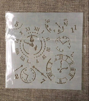 Cake Decorating Stencil Clock