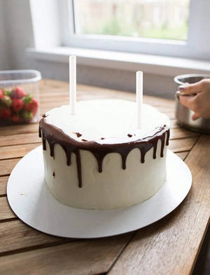 Thick Plastic dowel cake sticks 4pc