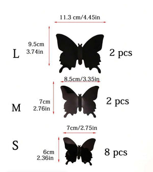 Plastic Butterfly Cake Topper