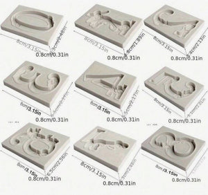 Silicone Mould Number Set