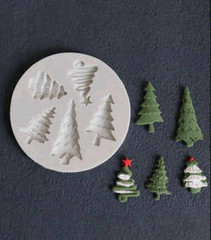 Silicone Mould Christmas Trees