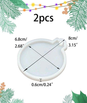 Silicone Mould Resin Christmas Ornaments