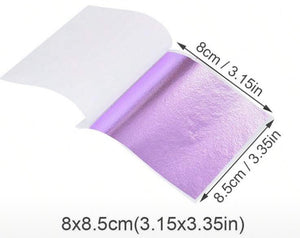 10 Sheets Non-toxic Lilac Leaf 8x8.5cm