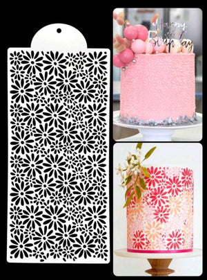 Cake Decorating Stencil  Daisy