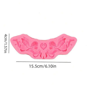 Silicone Mould Angel Border