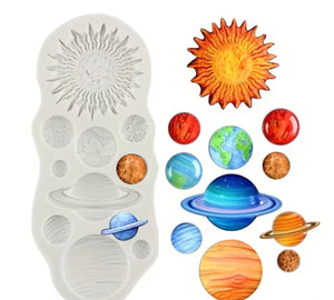 Silicone Mould Earth Planet Space