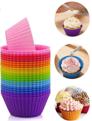 Silicone Mould Cupcake Holder 6pc