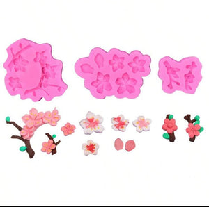 Silicone Mould Blossom 3pc