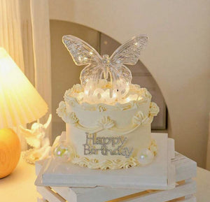 Cake topper Plastic Butterfly