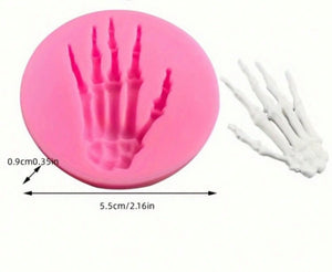 Skeleton hand silicone mould