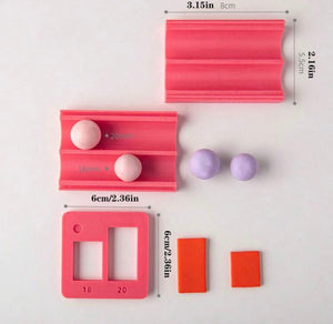 18-20 Handmade Clay Round Ball Beads Maker