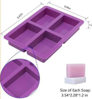 Silicone Mould Rectangle 100g