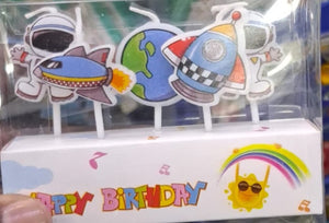 Space Party Candle
