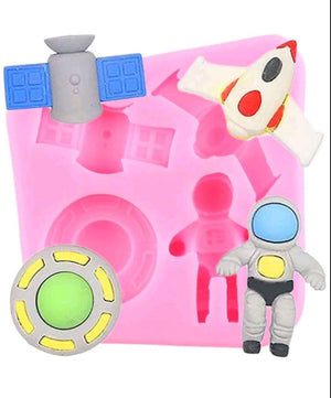 Silicone Mould Astronaut Space