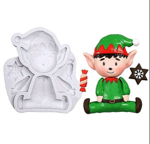 Silione Mould Christmas Elf