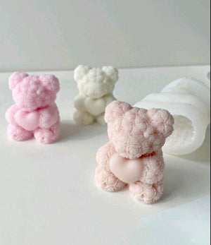 Silicone Mould Teddy Love