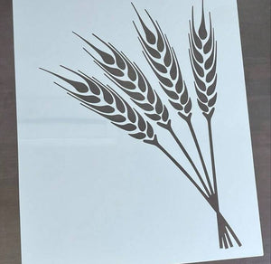 Cake Decorating Stencil Wheat