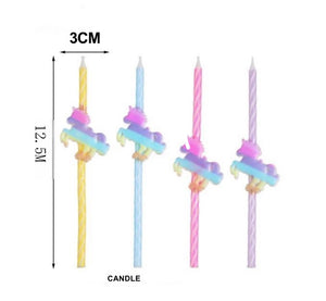 Birthday Candle Unicorn Set